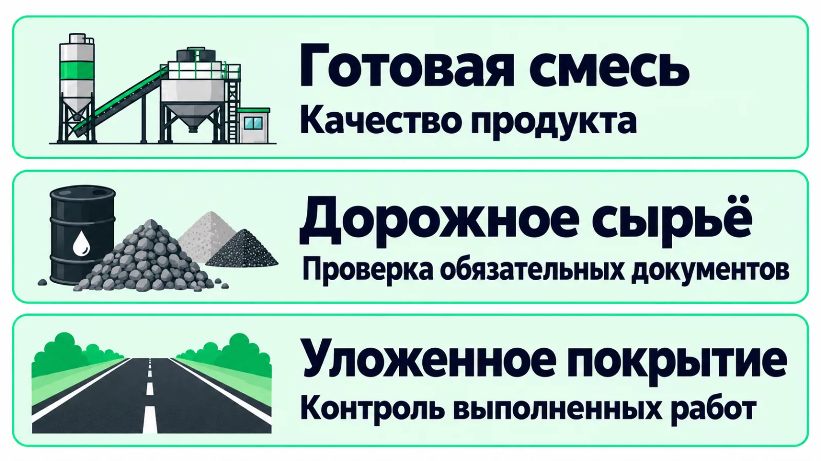 Разные документы для смеси, сырья и покрытия
