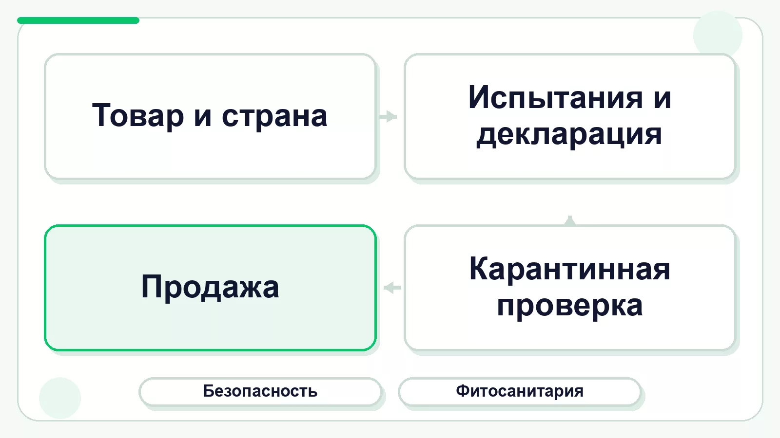 Декларация и фитосанитарный контроль проверяются отдельно при импорте