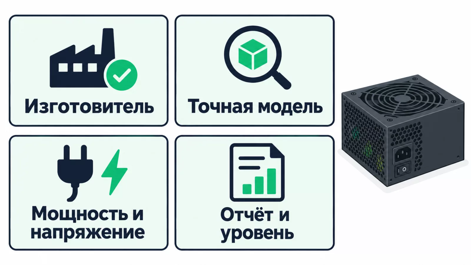 Что сопоставить в официальной базе 80 PLUS перед закупкой блока питания